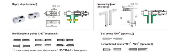 เวอร์เนียอเนกประสงค์ Universal Calipers INSIZE 1125-600 ขนาด 24 นิ้ว - Image 3