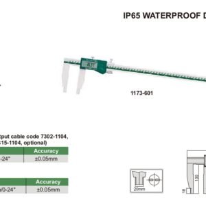 เวอร์เนีย คาลิปเปอร์ ดิจิตอล กันน้ำ IP65 INSIZE รุ่น 1173-601 ขนาด 24 นิ้ว
