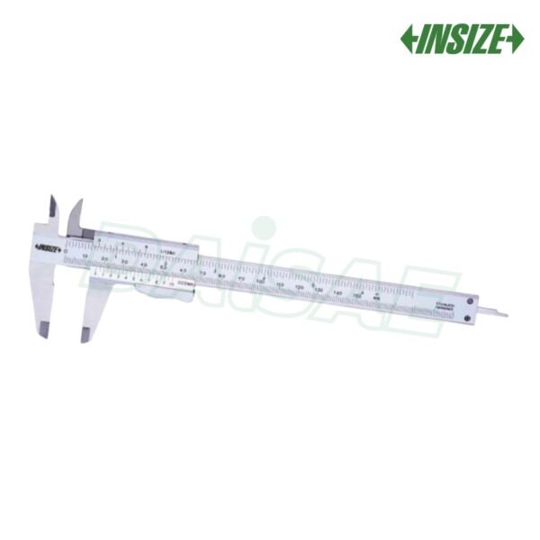 เวอร์เนียร์คาลิปเปอร์ พร้อมตัวหนีบนิ้วหัวแม่มือ INSIZE รุ่น 1223-150 ขนาด 6 นิ้ว