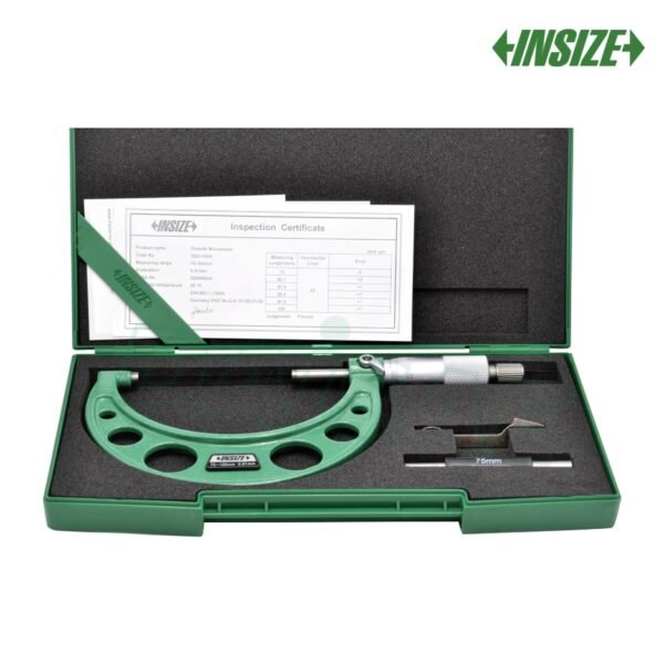 ไมโครมิเตอร์วัดนอก Outside Micrometers INSIZE 3203-100A ช่วงการวัด 75-100 mm - Image 3