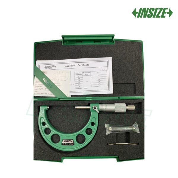 ไมโครมิเตอร์วัดนอก Outside Micrometers INSIZE 3203-75A ช่วงการวัด 50-75 mm - Image 3