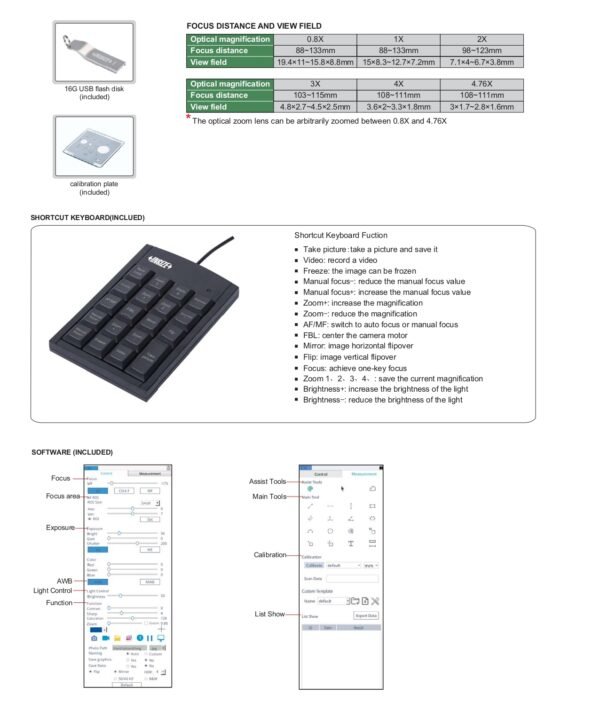 INSIZE 5319-AF290 กล้องไมโครสโคปดิจิตอล Auto Focus Digital Microscopes (With Display) - Image 3