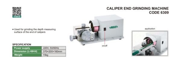 INSIZE รุ่น 6309 เครื่องเจียรปลายคาลิปเปอร์ - Image 2
