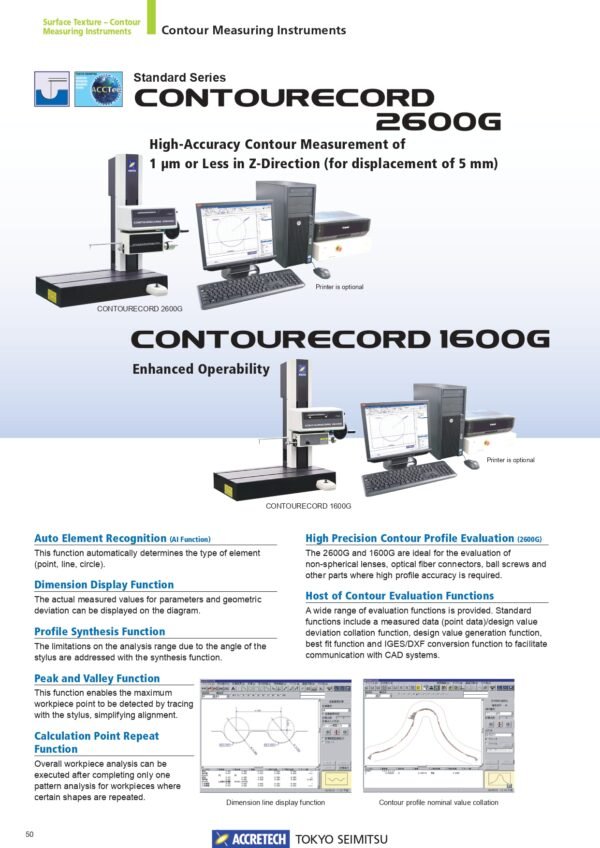 จำหน่าย ACCRETECH CONTOURECORD 1600G/2600G｜Contour Measurement - Image 3