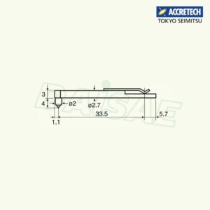 ACCRETECH DM43802 stylus l Surface Roughness Tester