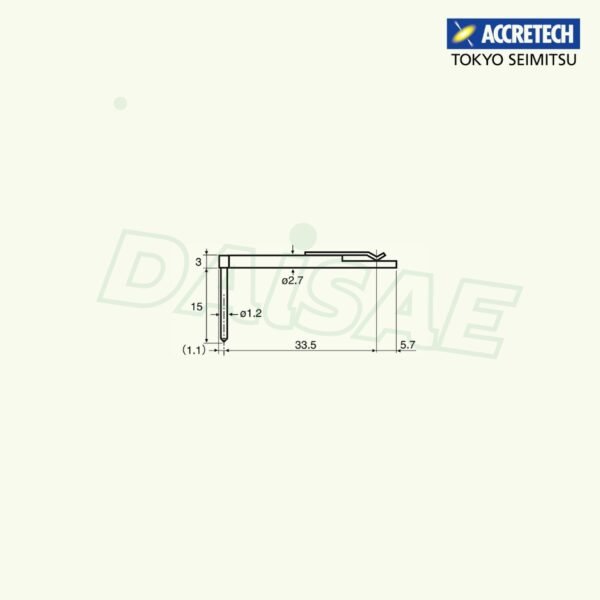 ACCRETECH DM43815 stylus l Surface Roughness Tester