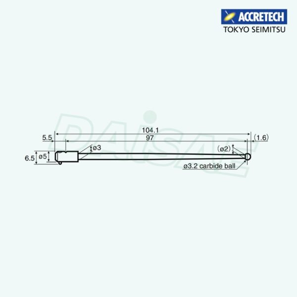 ACCRETECH EM46100-S300 stylus l Rondcom Tester