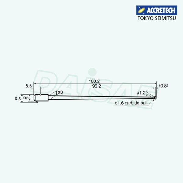 ACCRETECH EM46100-S302 stylus l Rondcom Tester