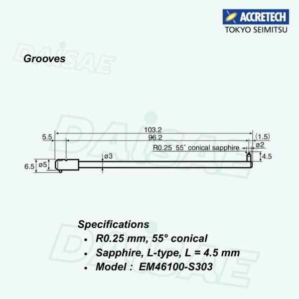 ACCRETECH EM46100-S303 stylus l Rondcom Tester - Image 3