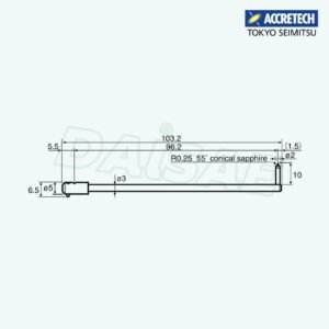 ACCRETECH EM46100-S304 stylus l Rondcom Tester