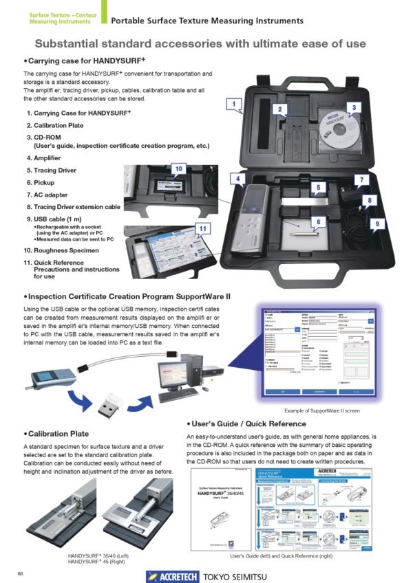 HANDYSURF PLUS ตัวแทนจำหน่าย ACCRETECH SURFACE ประเทศไทย มีทีม services เครื่องวัดความเรียบผิว HANDYSURF