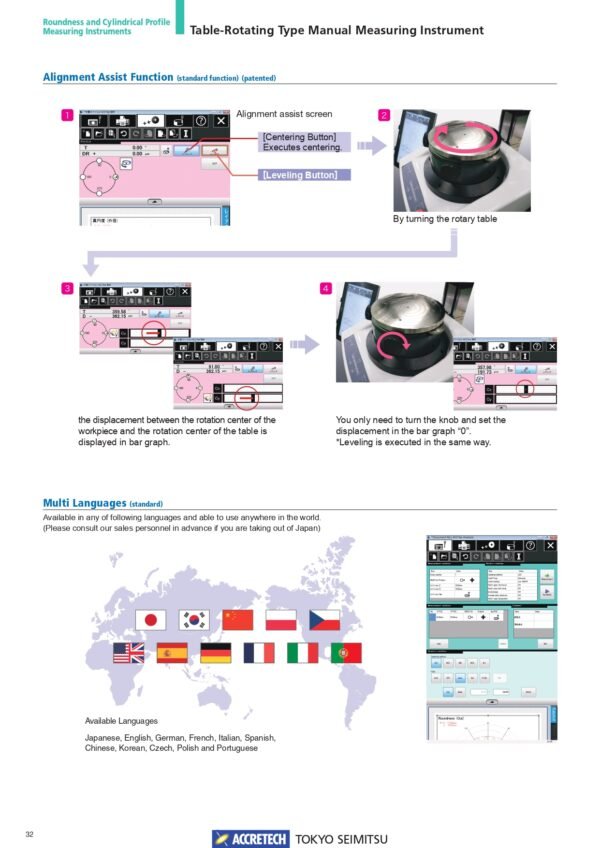 จำหน่าย ACCRETECH RONDCOM TOUCH | Table-rotating Type - Image 5