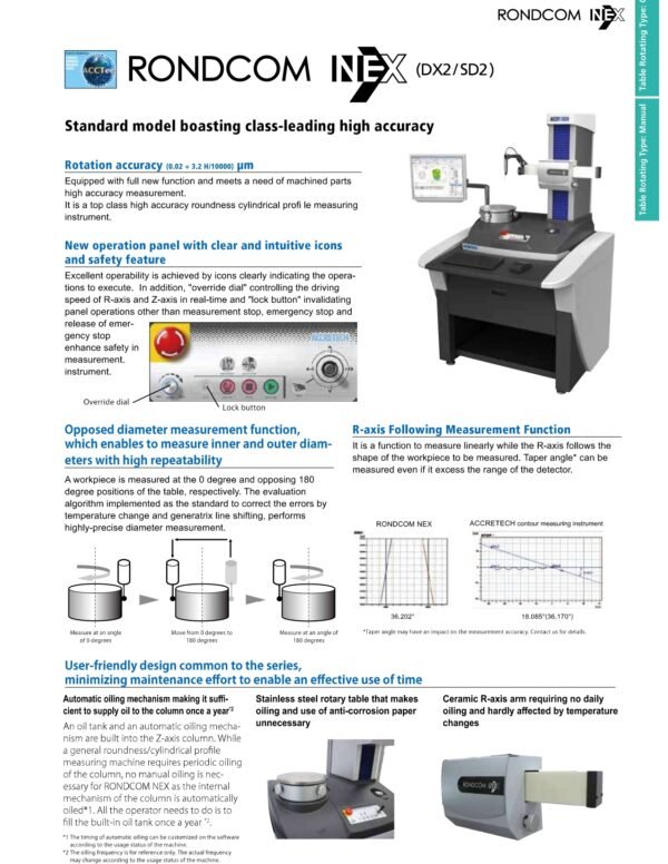จำหน่าย ACCRETECH RONDCOM NEX | Table-rotating Type - Image 4