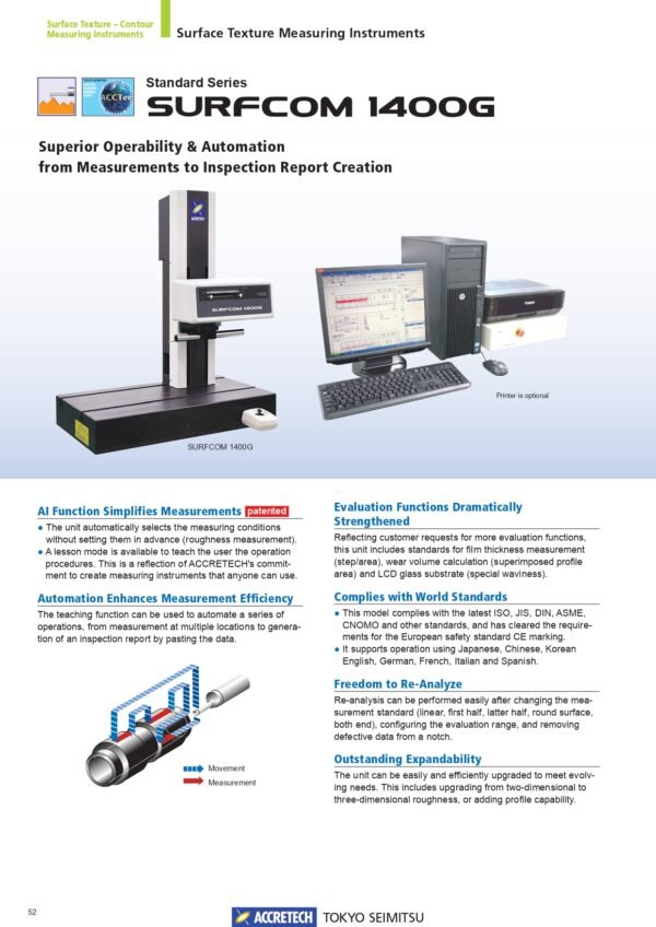 จำหน่าย ACCRETECH SURFCOM 1400G | Surface Texture Measuremet - Image 3