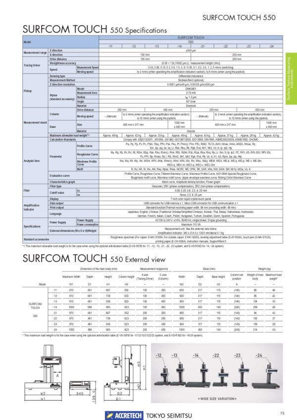 จำหน่าย ACCRETECH SURFCOM TOUCH 550 | Surface Texture Measuremet - Image 4