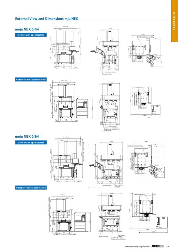 XYZAX-mju NEX ตัวแทนจำหน่าย ACCRETECH CMM ประเทศไทย มีทีม services เครื่องวัดขนาดชิ้นงานแบบ 3 มิติ เครื่องมือวัด 3D แอคเครเทค (ACCRETECH CMM) COORDINATE MEASURING MACHINE