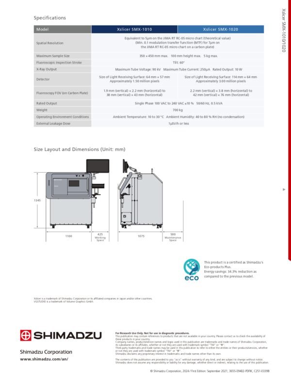 จำหน่าย SHIMADZU Xslicer SMX-1010/1020 | ตัวแทนจำหน่ายประเทศไทย - Image 19