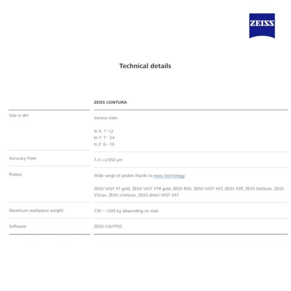 ZEISS CONTURA CMM(Coordinate Measuring Machines) - Image 2
