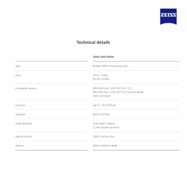 ZEISS SPECTRUM CMM (Coordinate Measuring Machines) - Image 3