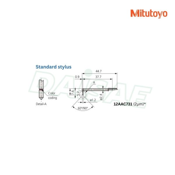 Mitutoyo อะไหล่ Stylus รุ่น 12AAC731 - Image 3