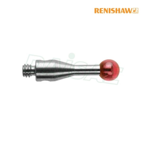 Renishaw l M2 Ø3 mm ruby ball, stainless steel stem, L 10 mm, EWL 7 mm รุ่น A-5000-3604