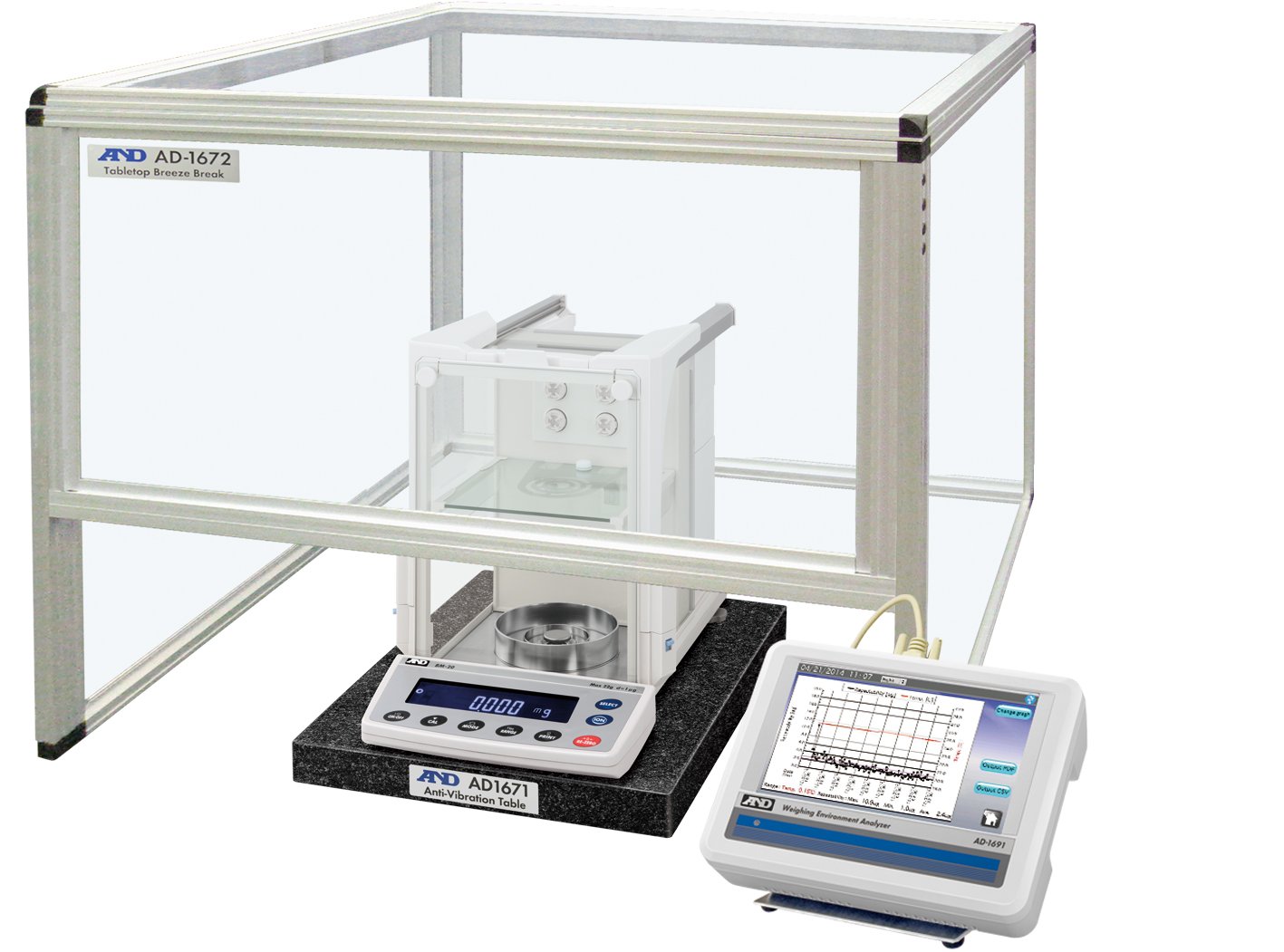 AD-1671 Anti-Vibration Table for Balances A&D - Image 4